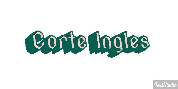 Corte Inglès Effetto testo