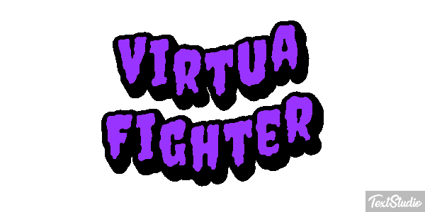 Virtua Fighter Effetto testo
