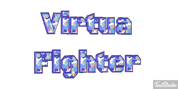 Virtua Fighter Effetto testo