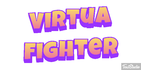 Virtua Fighter Effetto testo