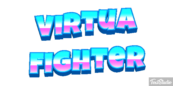 Virtua Fighter Effetto testo