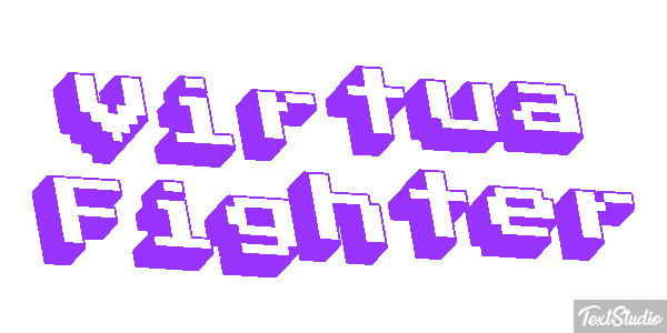 Virtua Fighter Effetto testo