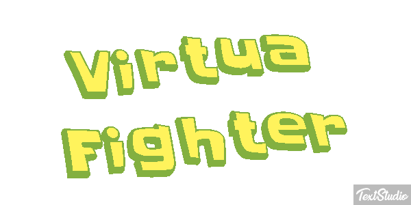 Virtua Fighter Effetto testo