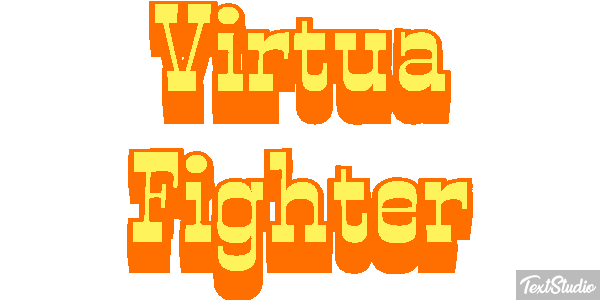 Virtua Fighter Effetto testo