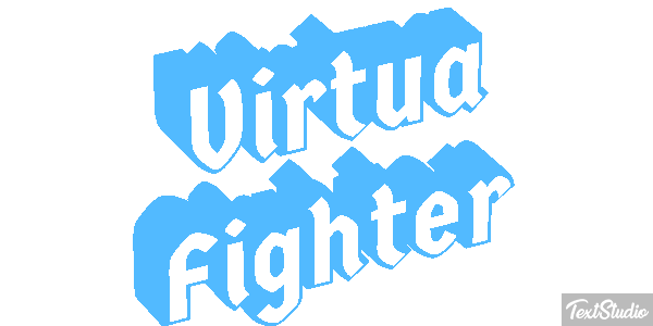 Virtua Fighter Effetto testo