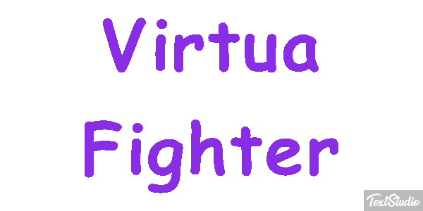Virtua Fighter Effetto testo