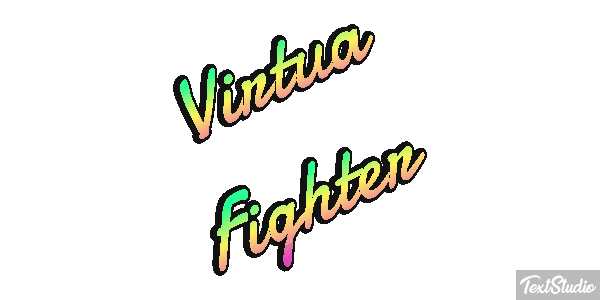 Virtua Fighter Effetto testo