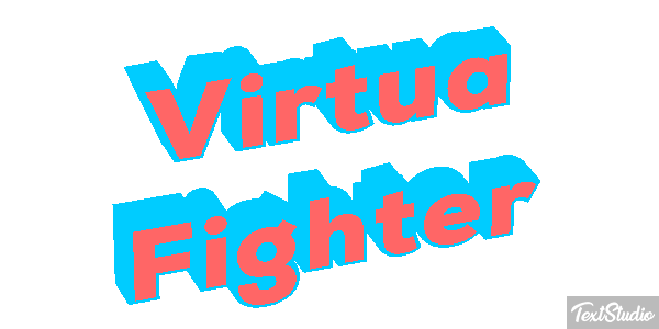 Virtua Fighter Effetto testo
