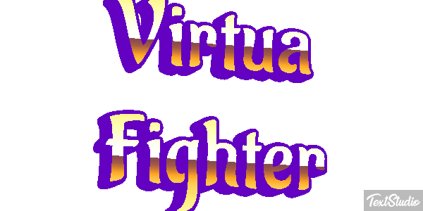 Virtua Fighter Effetto testo