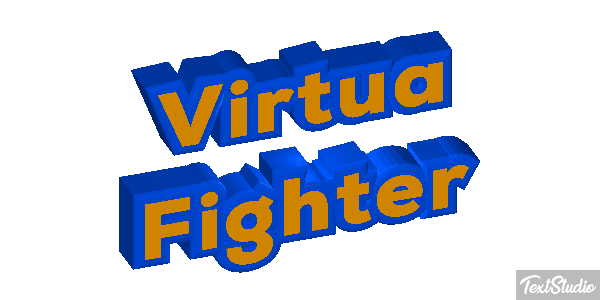 Virtua Fighter Effetto testo