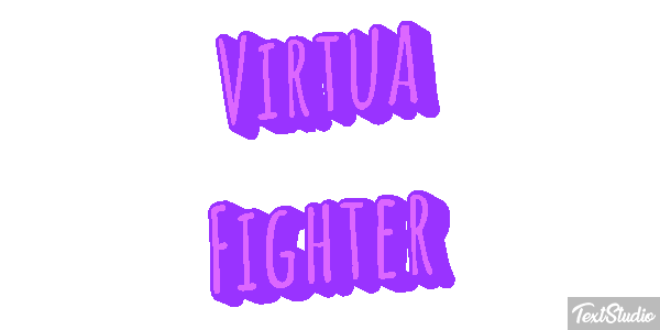 Virtua Fighter Effetto testo