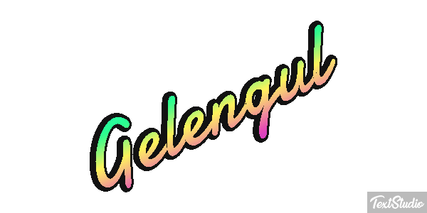 Gelengül Effetto testo