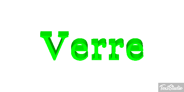Verre Efekt tekstowy