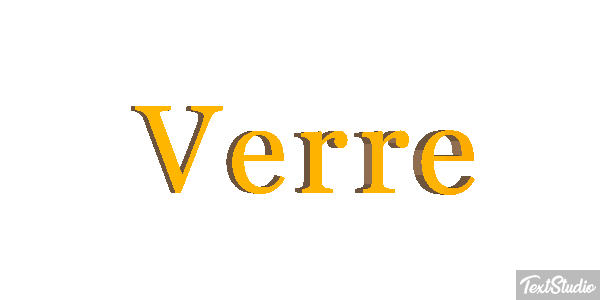 Verre Efekt tekstowy