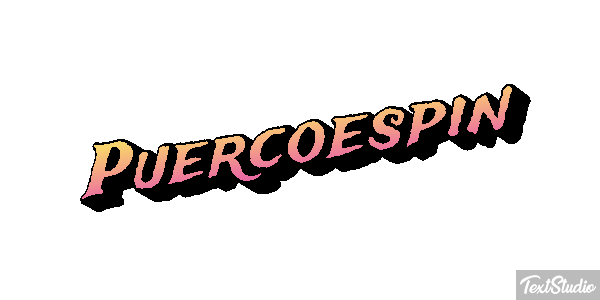 Puercoespín Efecto de texto