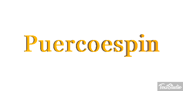 Puercoespín Efecto de texto