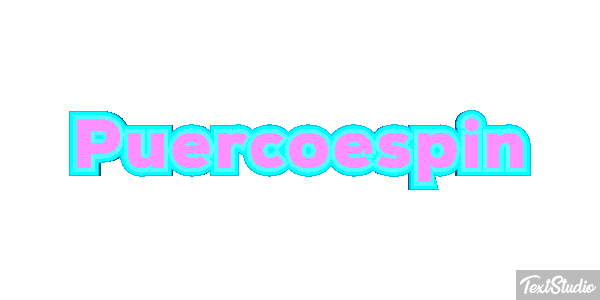 Puercoespín Efecto de texto