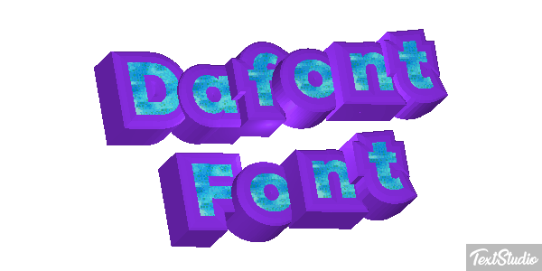 Dafont Font Text effect