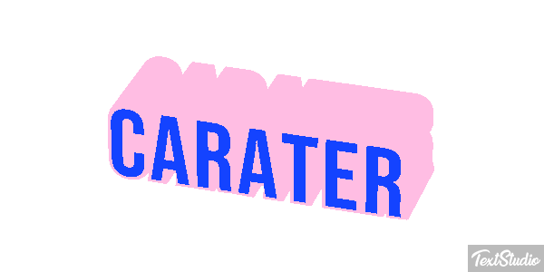 Caráter Efeito do texto