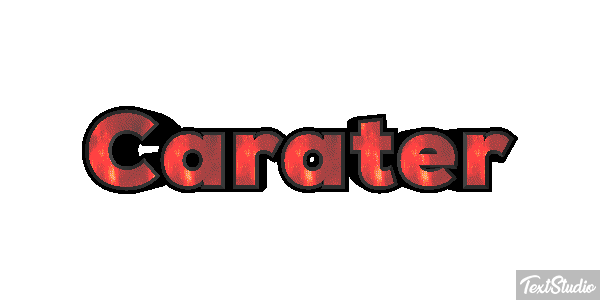 Caráter Efeito do texto