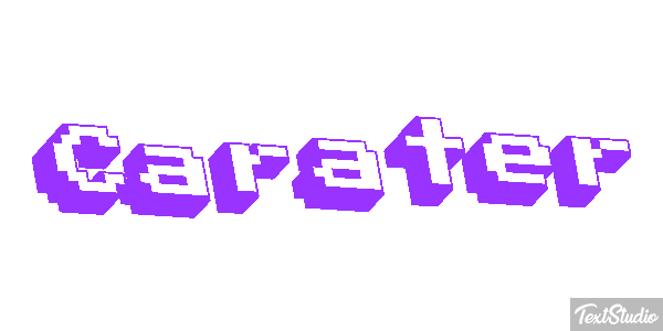 Caráter Efeito do texto