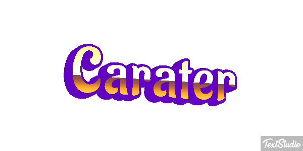 Caráter Efeito do texto