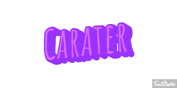 Caráter Efeito do texto