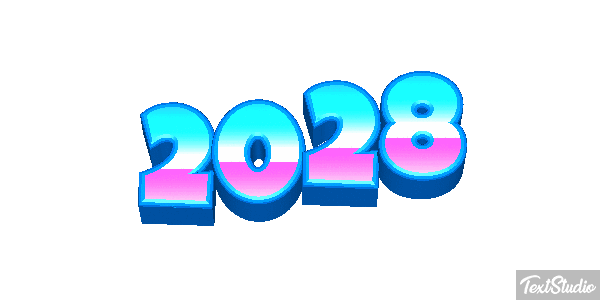 2028 Text effect