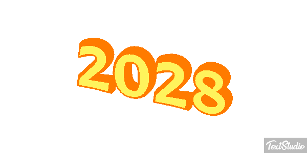 2028 Text effect