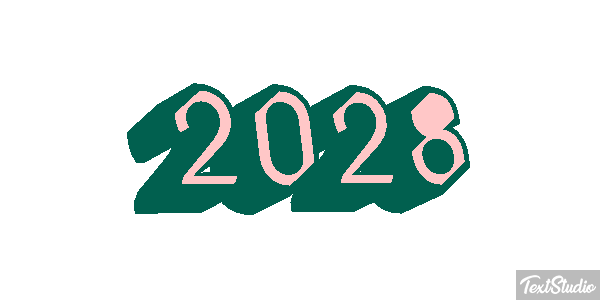 2028 Text effect