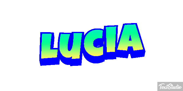 Lucía Текстовый эффект