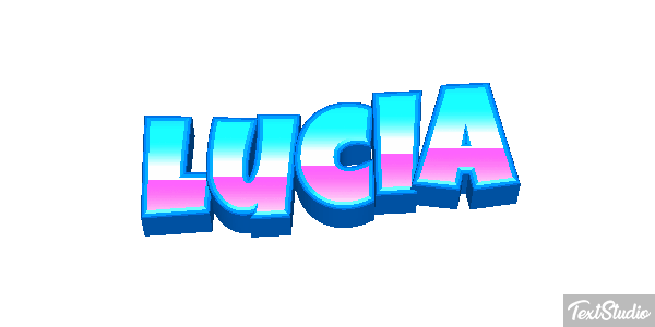 Lucía Текстовый эффект