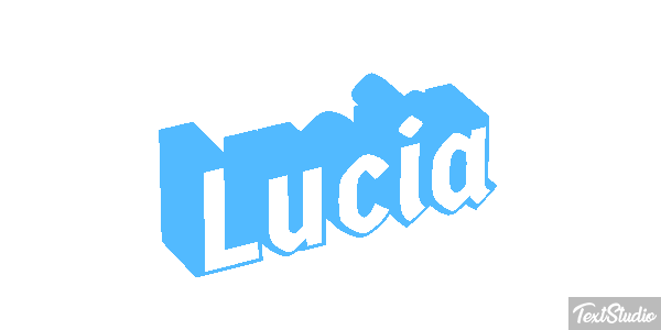 Lucía Текстовый эффект