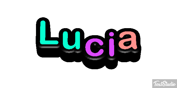 Lucía Текстовый эффект