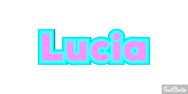 Lucía Текстовый эффект