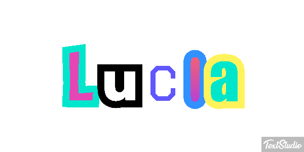 Lucía Текстовый эффект