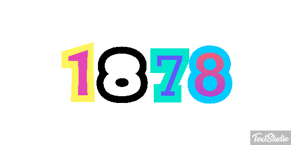 1878 テキスト効果