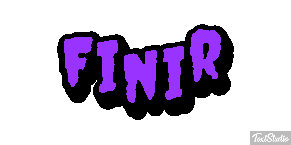 Finir Effet de texte