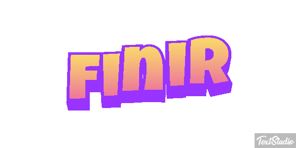 Finir Effet de texte