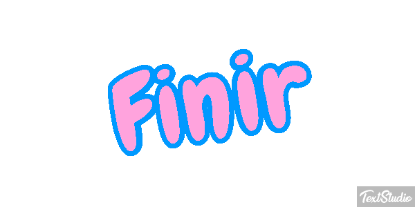 Finir Effet de texte