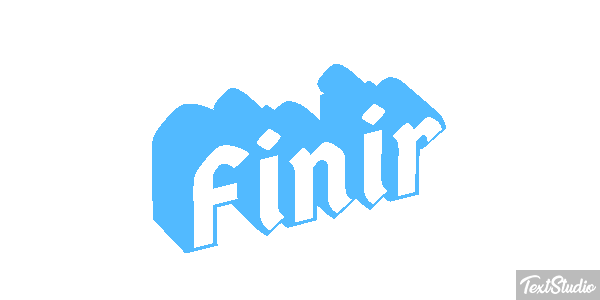 Finir Effet de texte