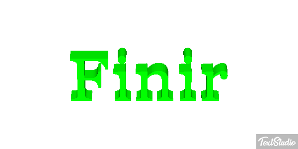 Finir Effet de texte