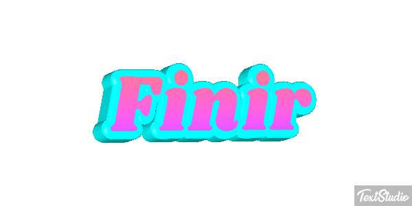 Finir Effet de texte