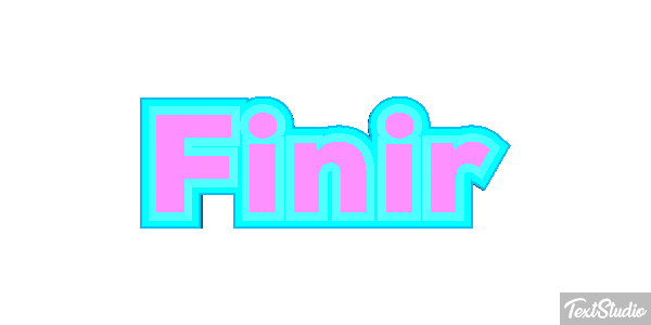 Finir Effet de texte