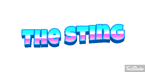 The Sting Effet de texte