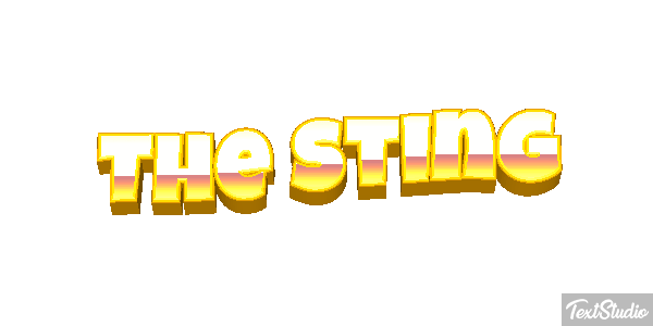 The Sting Effet de texte