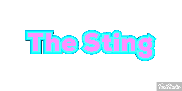 The Sting Effet de texte