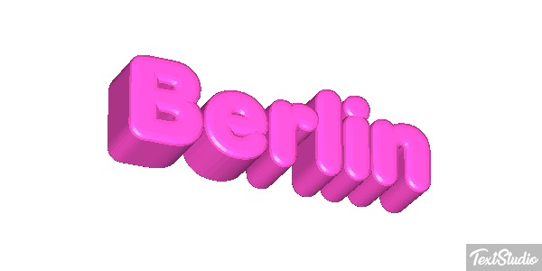 Berlin Efecto de texto