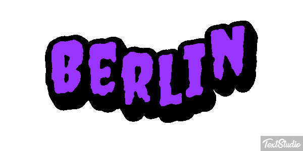 Berlin Efecto de texto