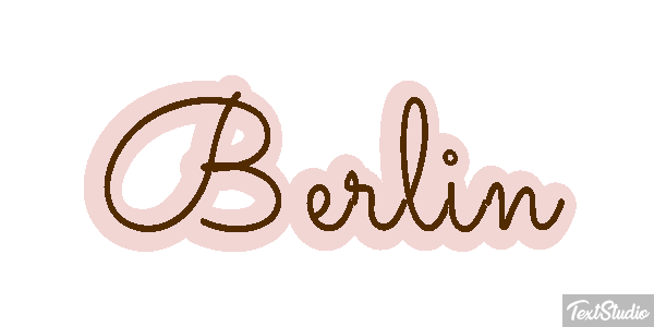 Berlin Efecto de texto